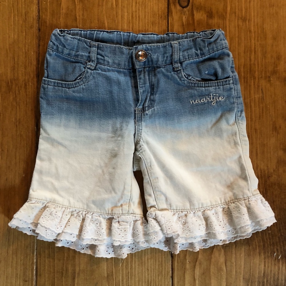 Naartjie girls ruffle shorts